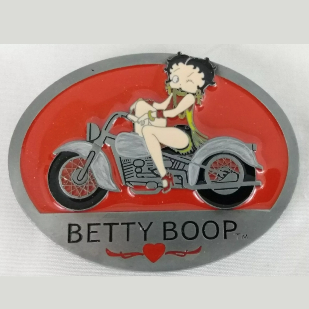 Sexy Betty Boop Pewter Belt Buckle